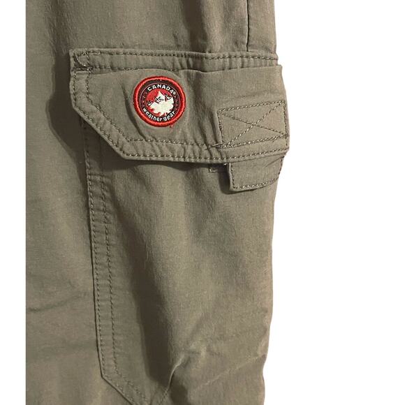 CANADA WEATHER GEAR MEN'S BENGALINE STRETCH CARGO JOGGER UTILITY PANTS-GRAY S - Picture 3 of 12